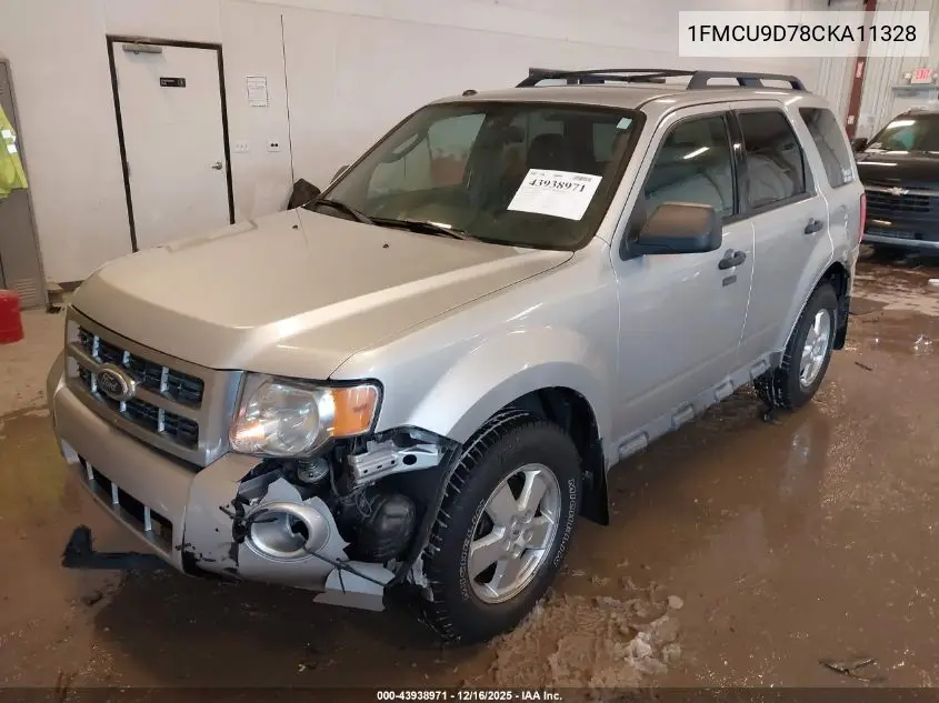 1FMCU9D78CKA11328 2012 Ford Escape Xlt