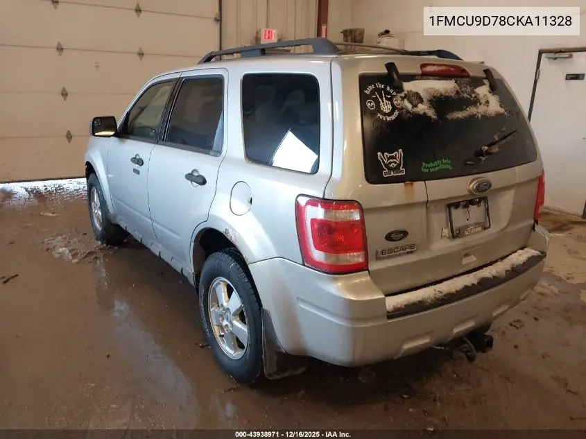 1FMCU9D78CKA11328 2012 Ford Escape Xlt