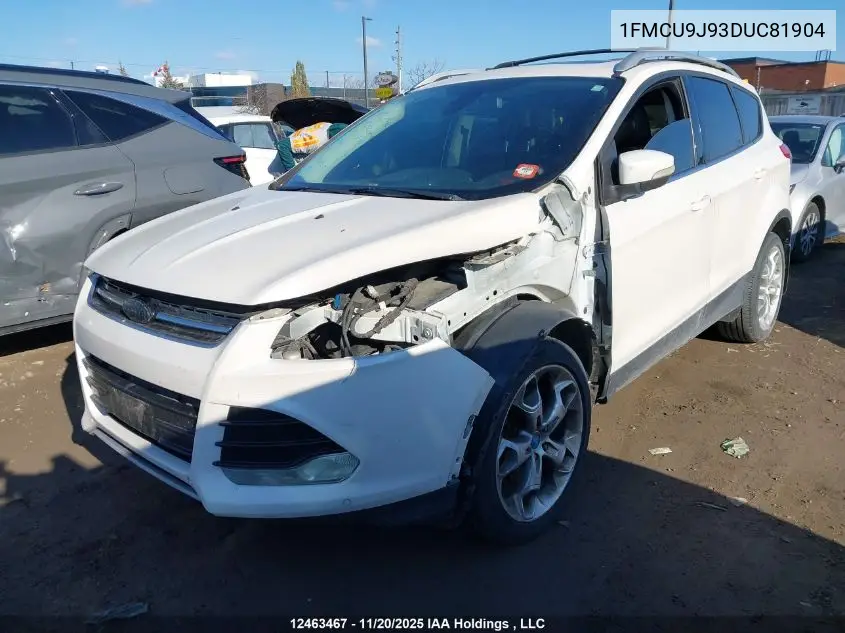 1FMCU9J93DUC81904 2013 Ford Escape Titanium