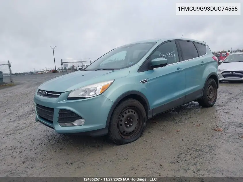 1FMCU9G93DUC74555 2013 Ford Escape Se