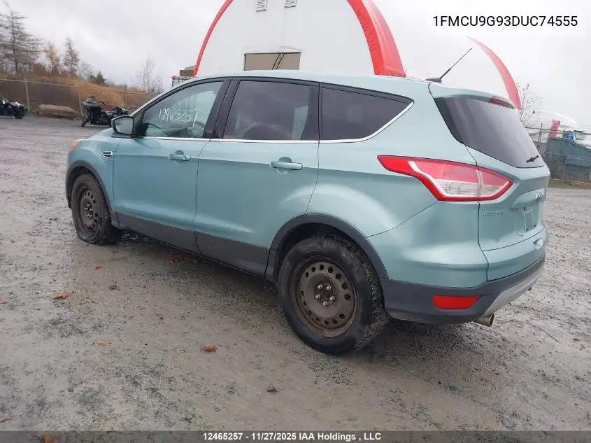1FMCU9G93DUC74555 2013 Ford Escape Se
