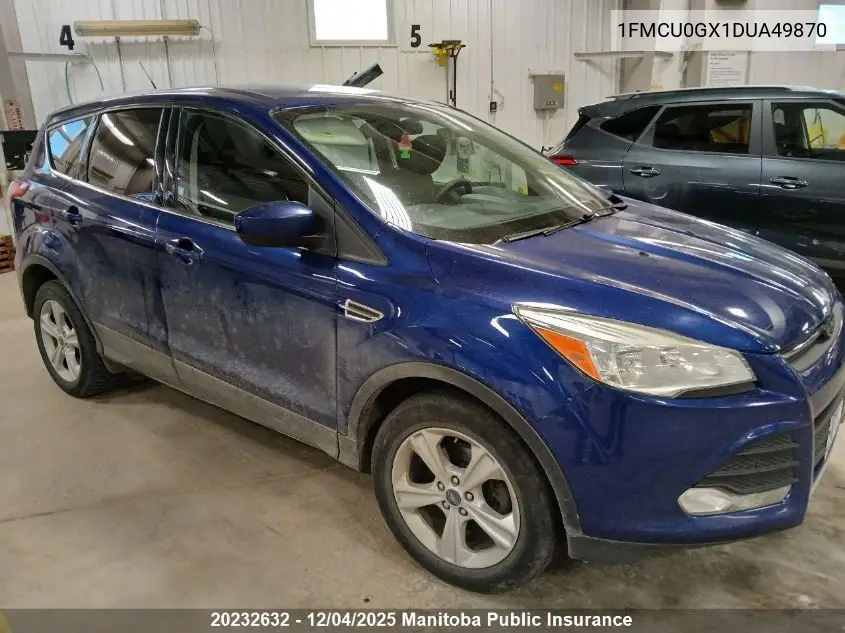 1FMCU0GX1DUA49870 2013 Ford Escape Se