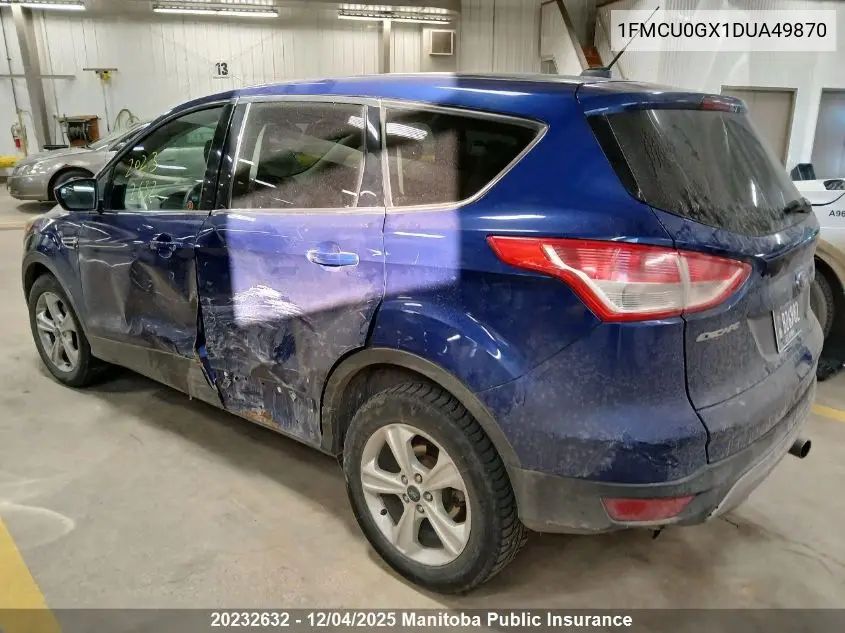 1FMCU0GX1DUA49870 2013 Ford Escape Se
