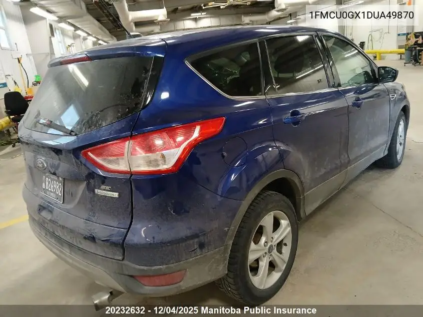 1FMCU0GX1DUA49870 2013 Ford Escape Se