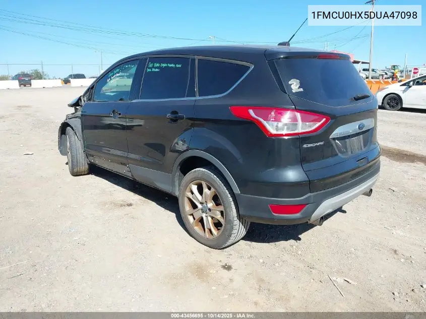 1FMCU0HX5DUA47098 2013 Ford Escape Sel