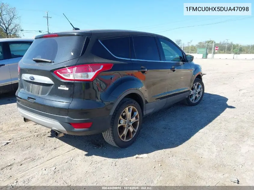1FMCU0HX5DUA47098 2013 Ford Escape Sel