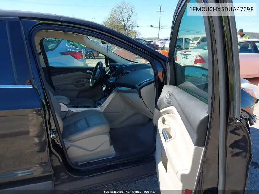 1FMCU0HX5DUA47098 2013 Ford Escape Sel