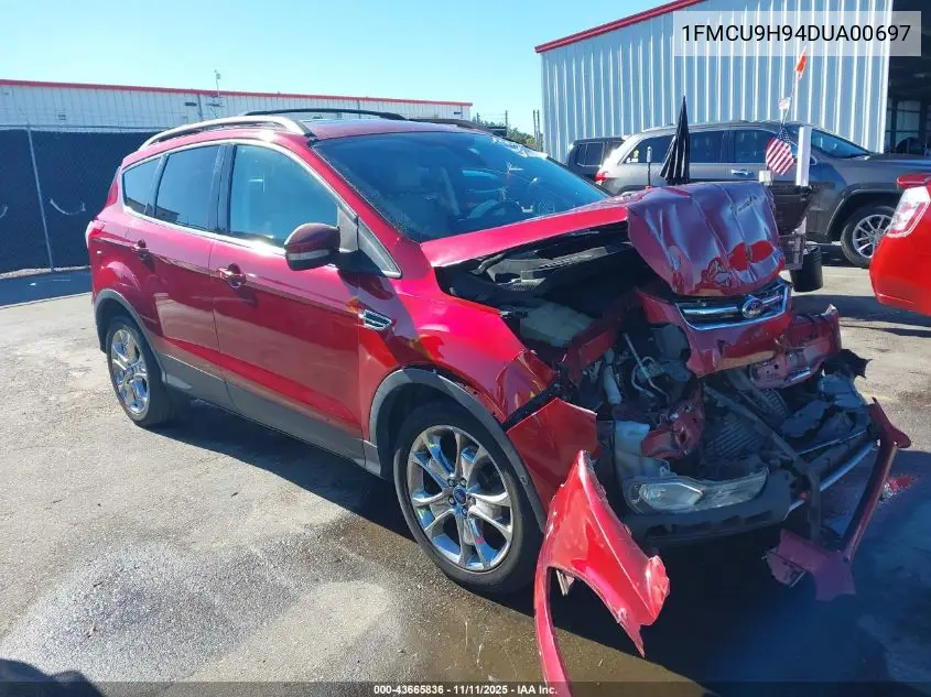 1FMCU9H94DUA00697 2013 Ford Escape Sel