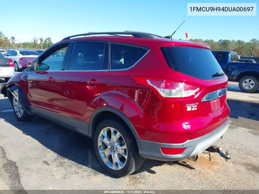 1FMCU9H94DUA00697 2013 Ford Escape Sel