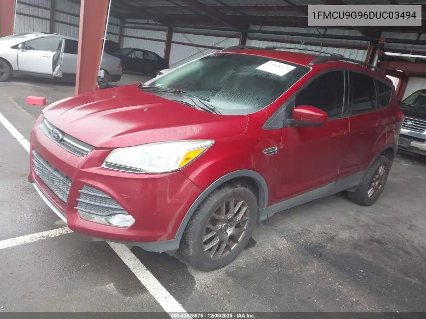 1FMCU9G96DUC03494 2013 Ford Escape Se