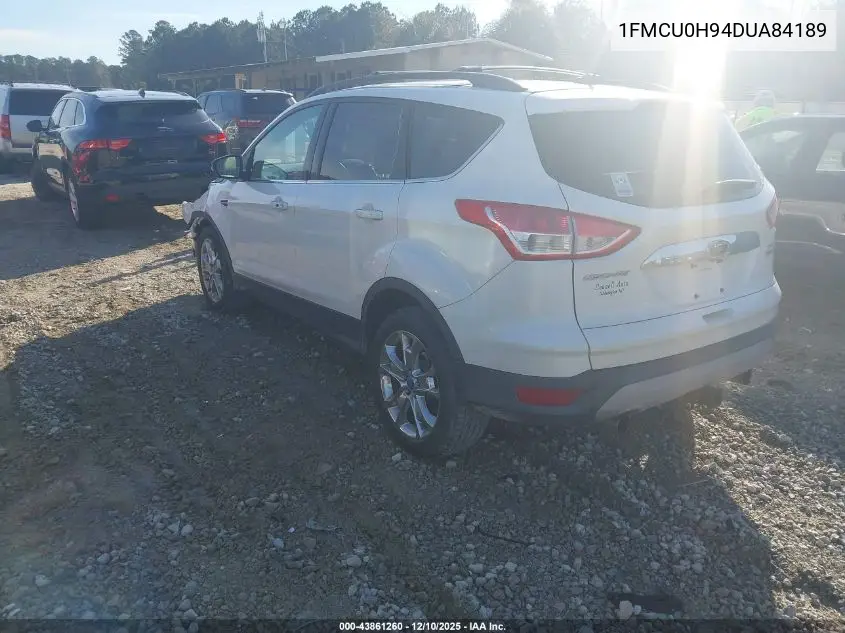 1FMCU0H94DUA84189 2013 Ford Escape Sel