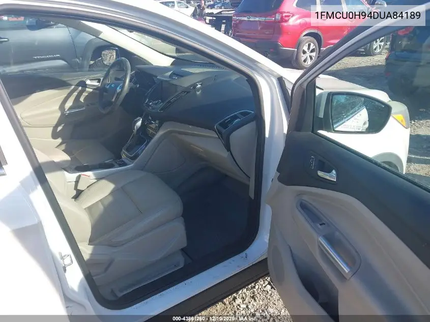 1FMCU0H94DUA84189 2013 Ford Escape Sel