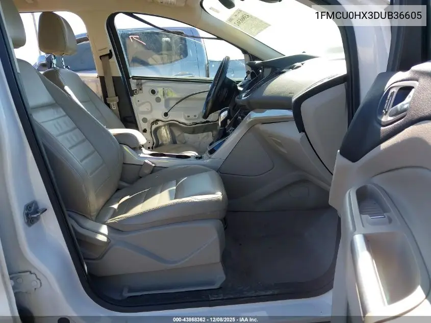 1FMCU0HX3DUB36605 2013 Ford Escape Sel
