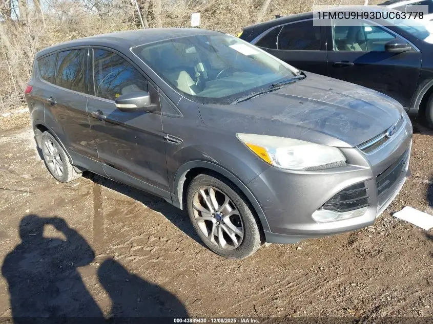 1FMCU9H93DUC63778 2013 Ford Escape Sel