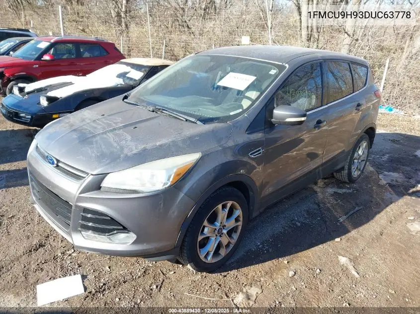 1FMCU9H93DUC63778 2013 Ford Escape Sel