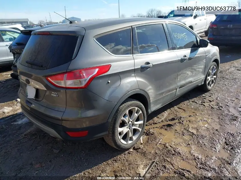 1FMCU9H93DUC63778 2013 Ford Escape Sel