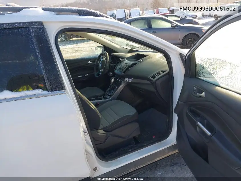 1FMCU9G93DUC51602 2013 Ford Escape Se