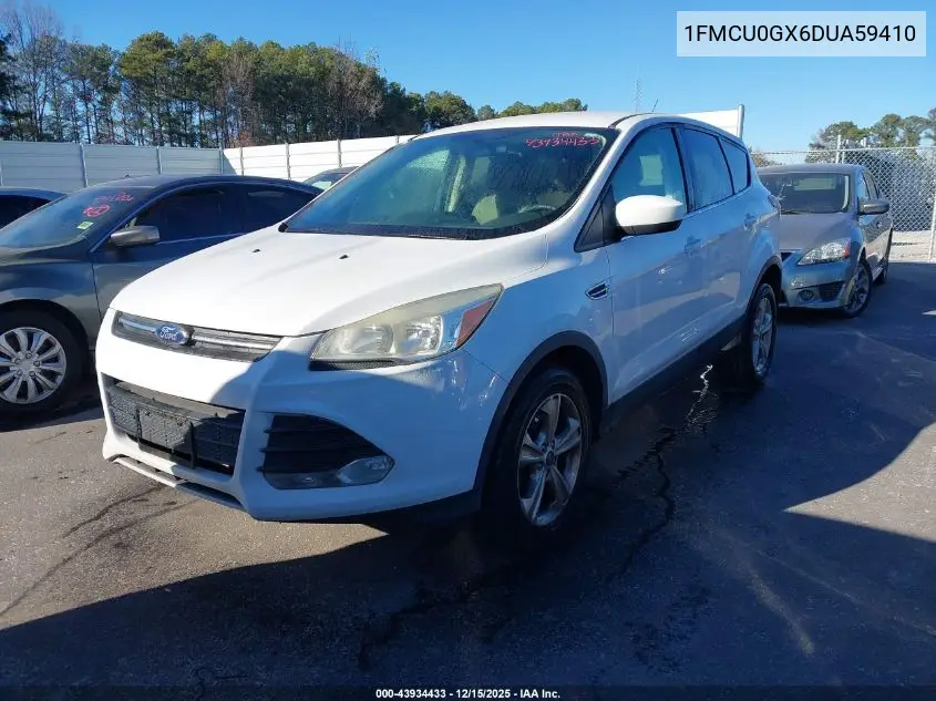 1FMCU0GX6DUA59410 2013 Ford Escape Se