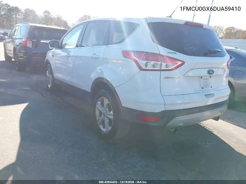 1FMCU0GX6DUA59410 2013 Ford Escape Se