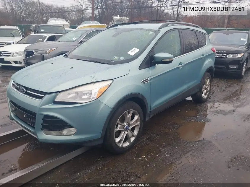 1FMCU9HX8DUB12451 2013 Ford Escape Sel