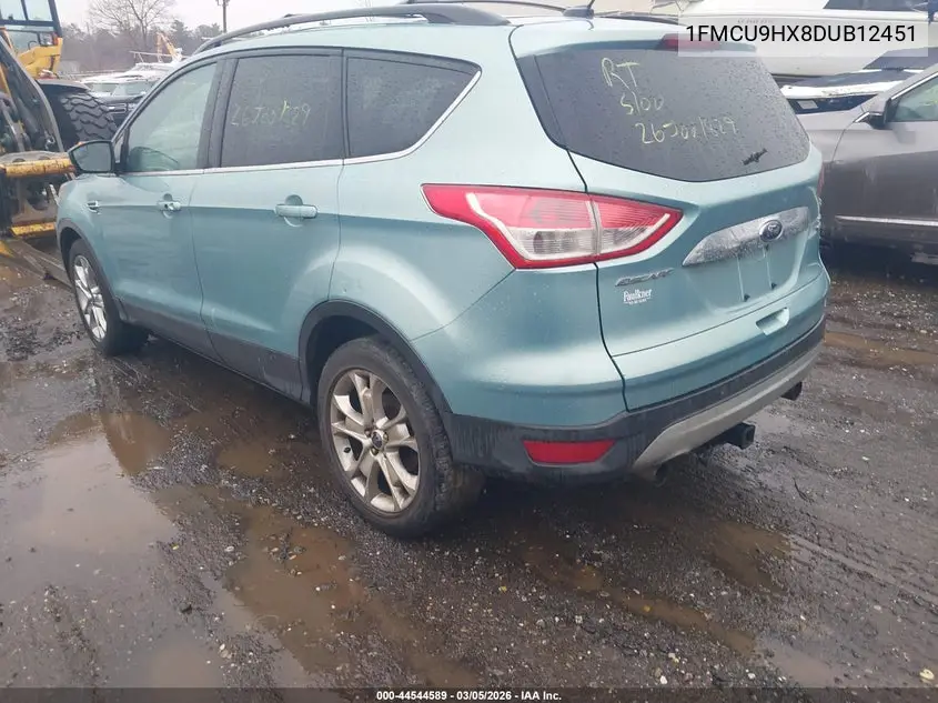 1FMCU9HX8DUB12451 2013 Ford Escape Sel