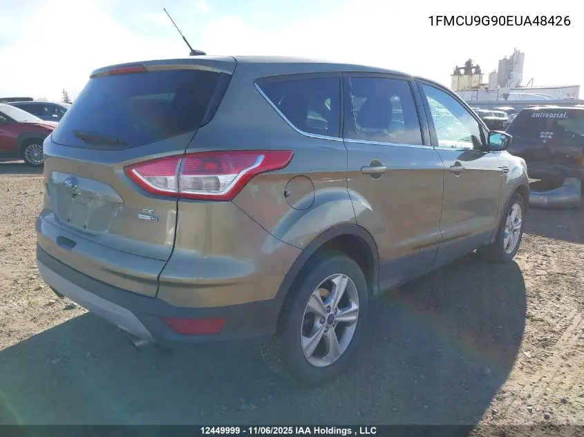 1FMCU9G90EUA48426 2014 Ford Escape Se