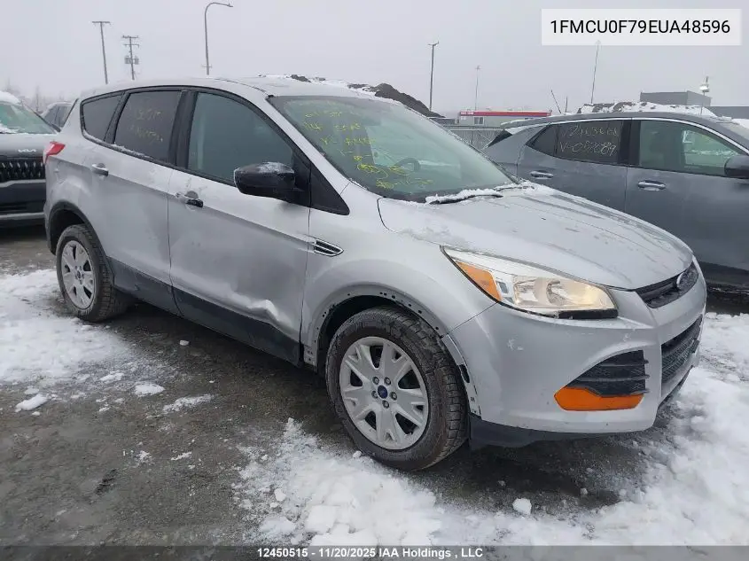1FMCU0F79EUA48596 2014 Ford Escape S