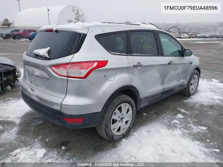 1FMCU0F79EUA48596 2014 Ford Escape S