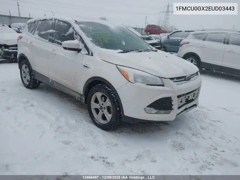 1FMCU0GX2EUD03443 2014 Ford Escape Se
