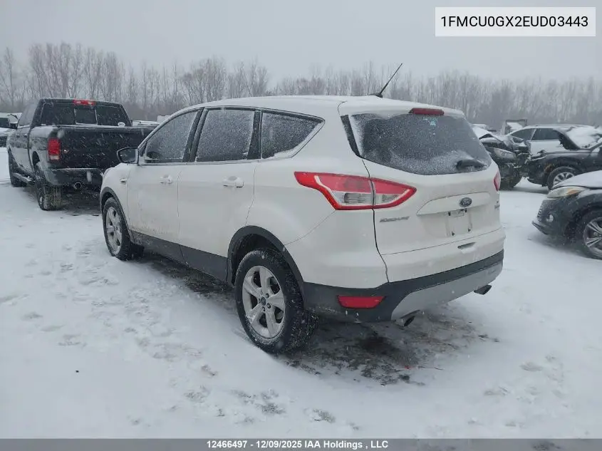 1FMCU0GX2EUD03443 2014 Ford Escape Se