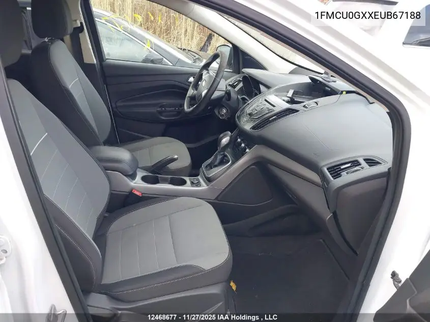 1FMCU0GXXEUB67188 2014 Ford Escape Se