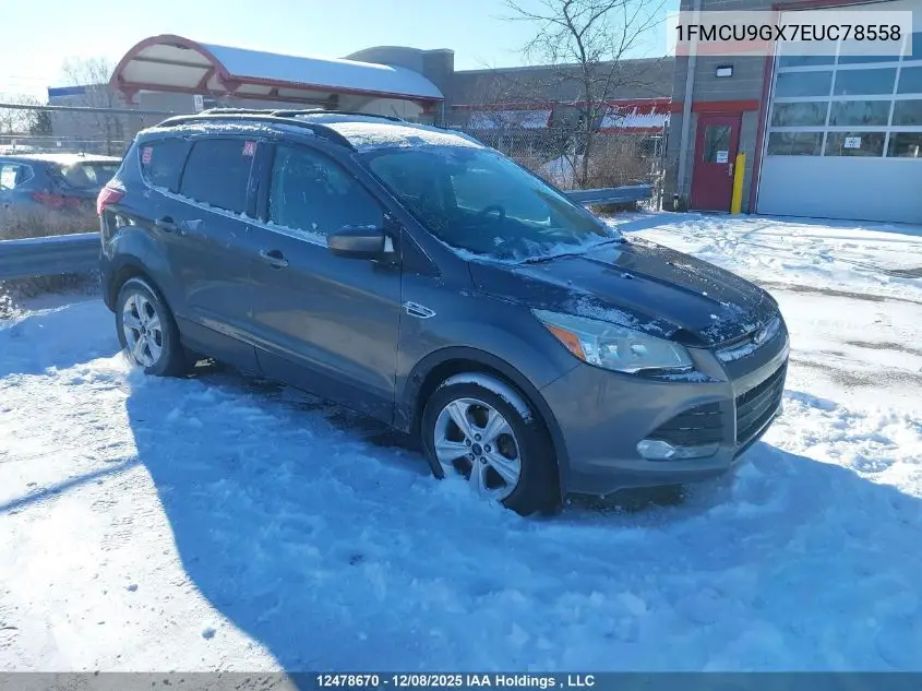 1FMCU9GX7EUC78558 2014 Ford Escape Se