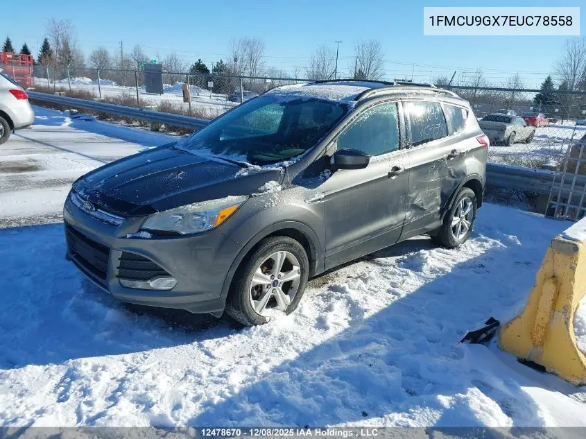 1FMCU9GX7EUC78558 2014 Ford Escape Se