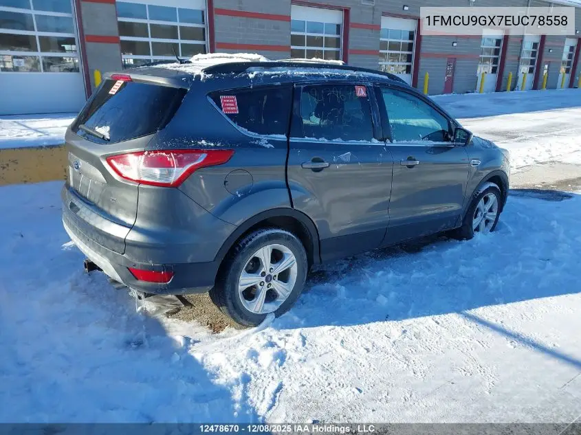 1FMCU9GX7EUC78558 2014 Ford Escape Se