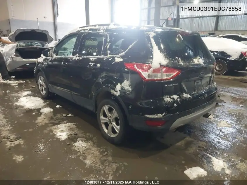 1FMCU0G91EUC78858 2014 Ford Escape Se