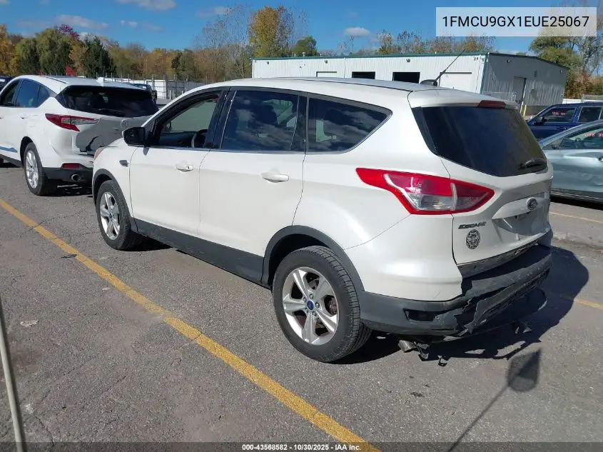 1FMCU9GX1EUE25067 2014 Ford Escape Se