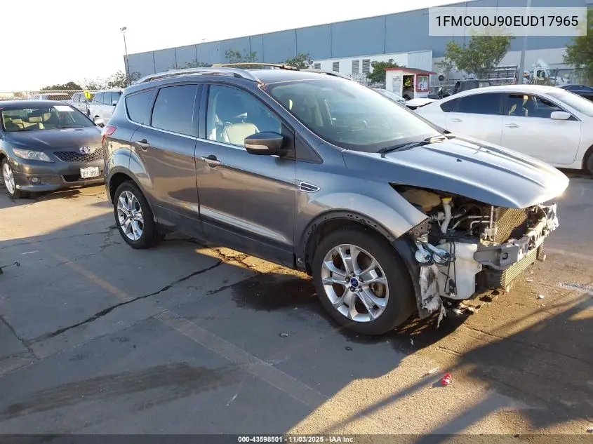 1FMCU0J90EUD17965 2014 Ford Escape Titanium