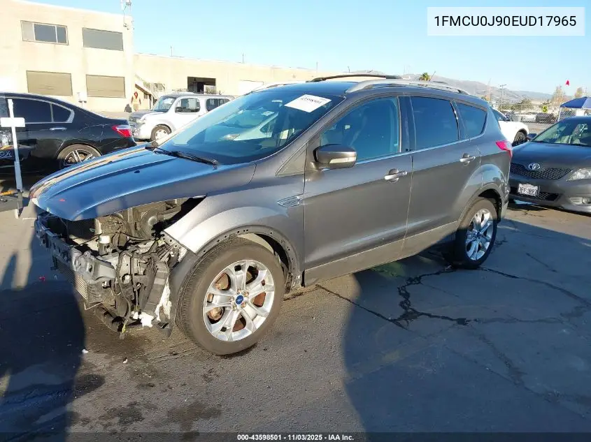 1FMCU0J90EUD17965 2014 Ford Escape Titanium