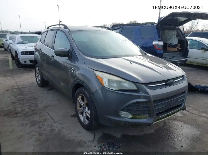 1FMCU9GX4EUC70031 2014 Ford Escape Se
