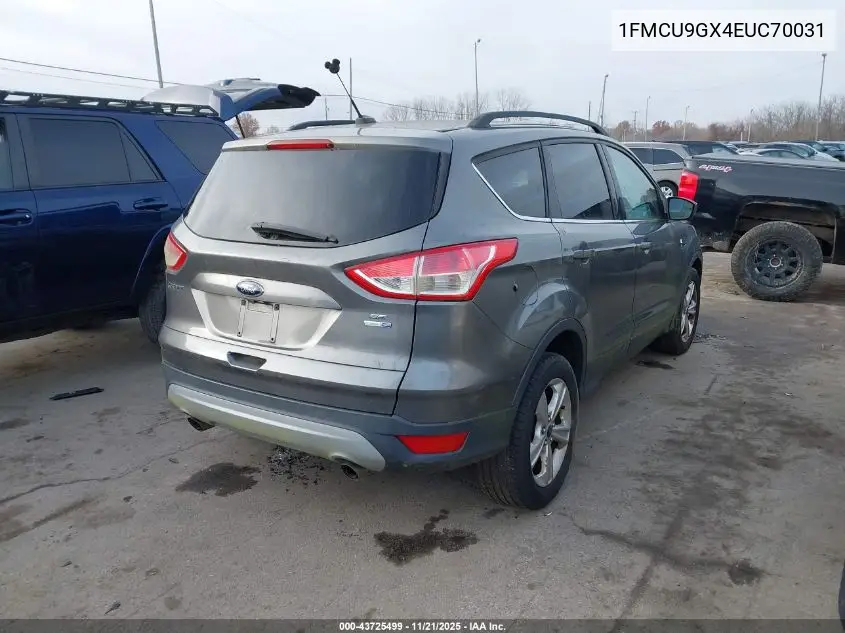 1FMCU9GX4EUC70031 2014 Ford Escape Se