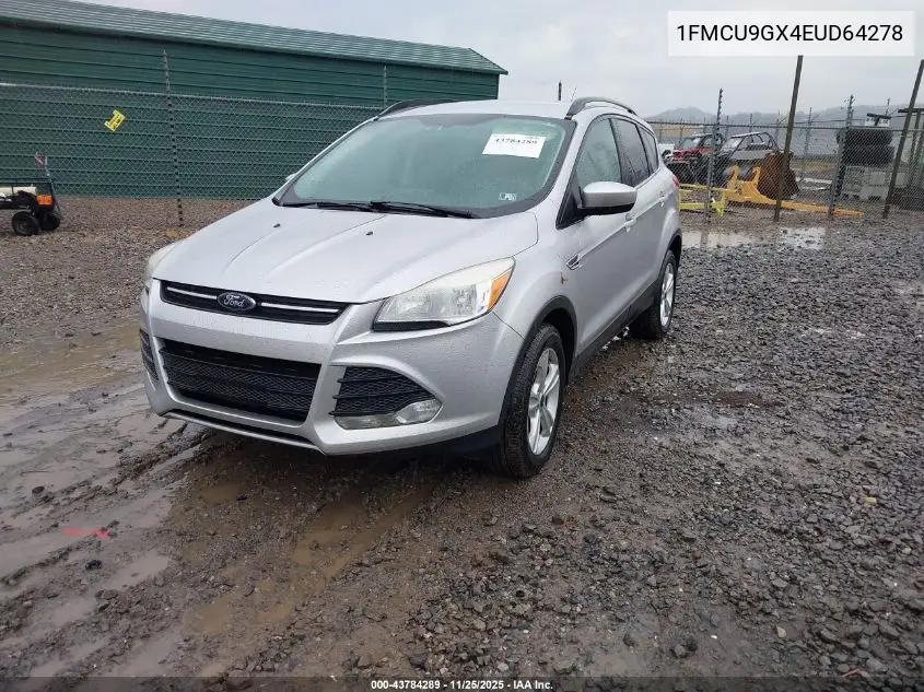 1FMCU9GX4EUD64278 2014 Ford Escape Se
