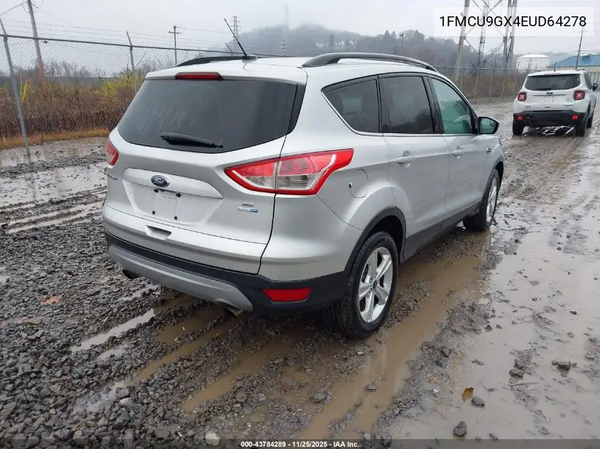 1FMCU9GX4EUD64278 2014 Ford Escape Se