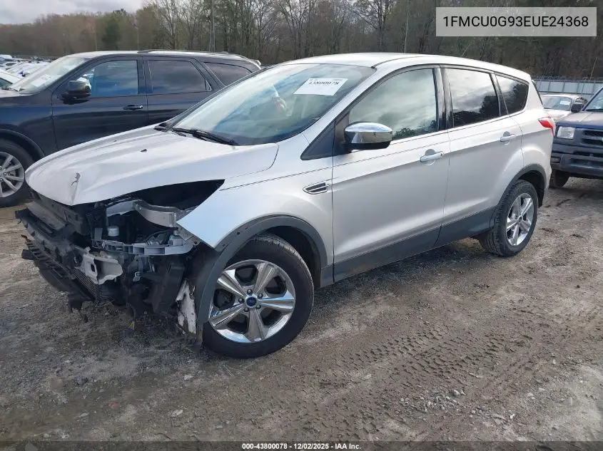 1FMCU0G93EUE24368 2014 Ford Escape Se