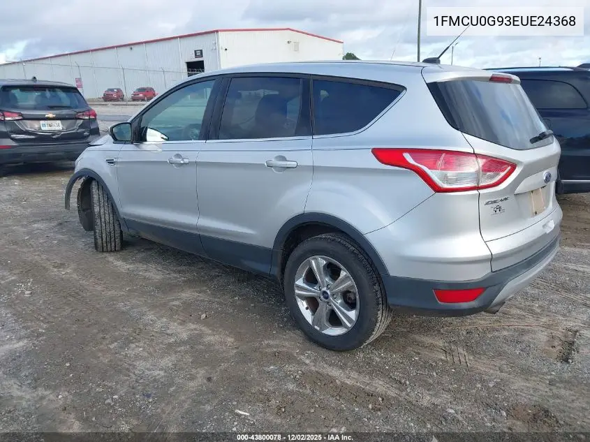 1FMCU0G93EUE24368 2014 Ford Escape Se