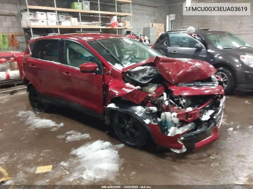 1FMCU0GX3EUA03619 2014 Ford Escape Se