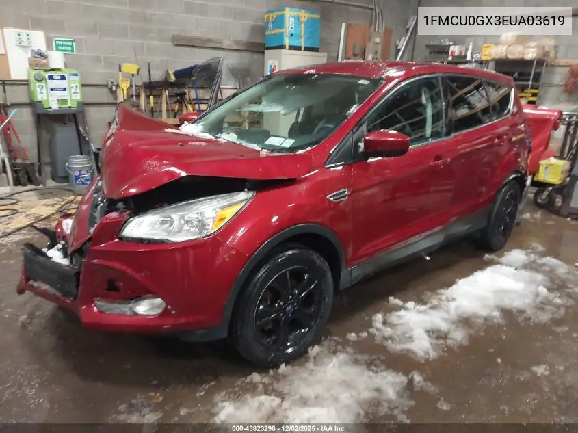 1FMCU0GX3EUA03619 2014 Ford Escape Se