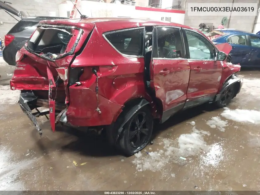 1FMCU0GX3EUA03619 2014 Ford Escape Se