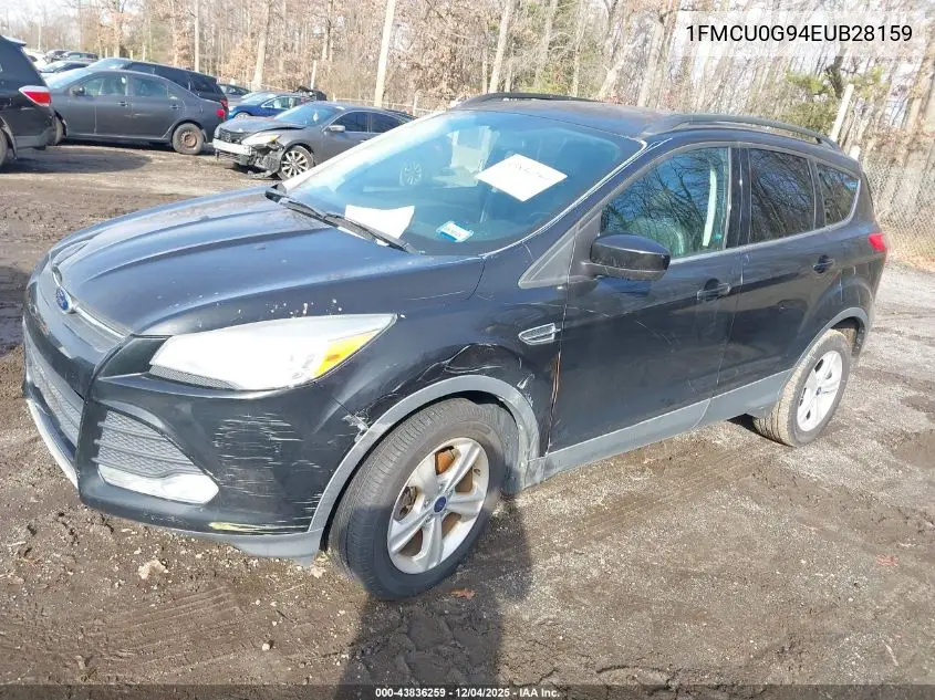 1FMCU0G94EUB28159 2014 Ford Escape Se