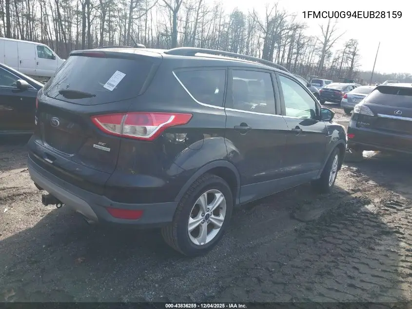 1FMCU0G94EUB28159 2014 Ford Escape Se