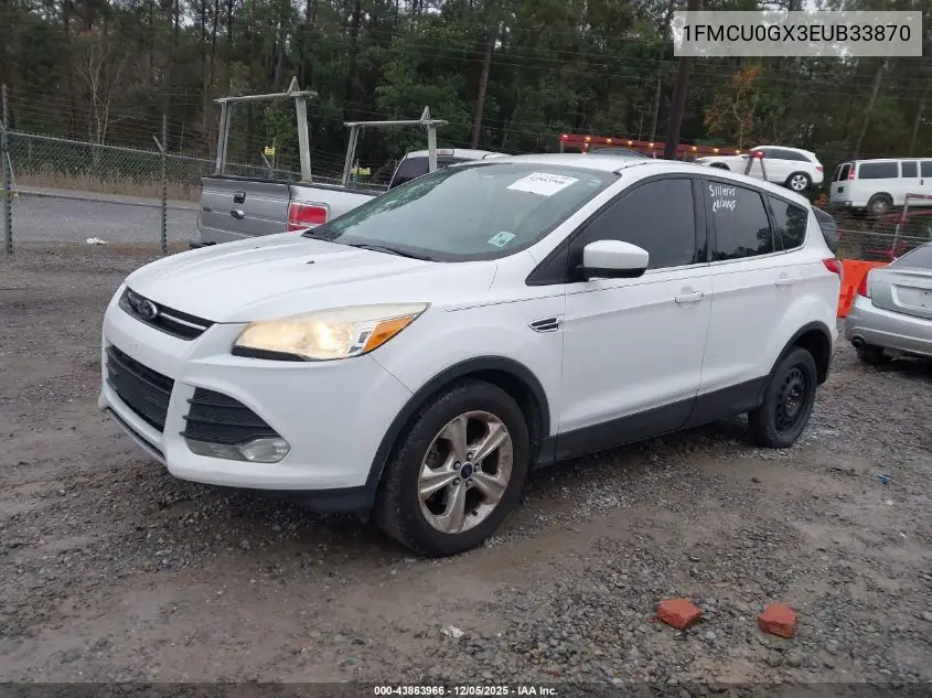 1FMCU0GX3EUB33870 2014 Ford Escape Se